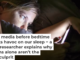 Social media use before bedtime can be stimulating in ways that screen time alone is not. Adam Hester/Tetra Images via Getty Images